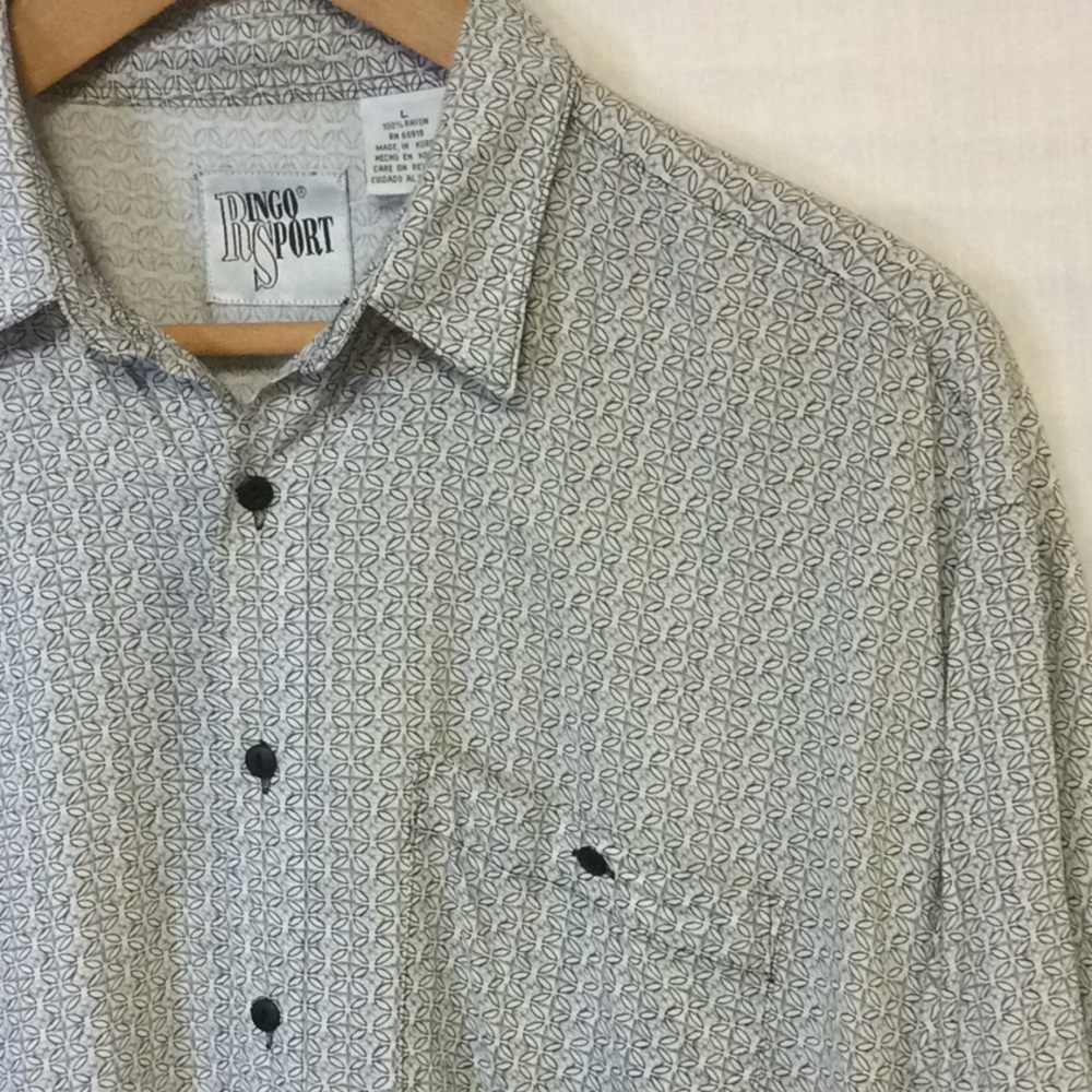 Ringo Sport Men's Button Down Short Sleeve Casual